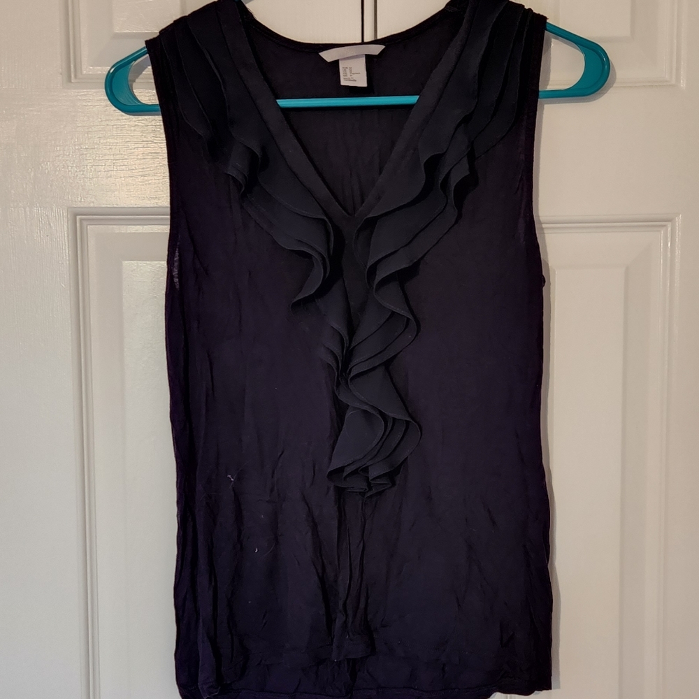 NWOT H&M Navy Blouse